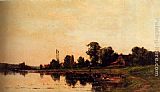 Printemps Paintings - Matin De Printemps by Hippolyte Camille Delpy